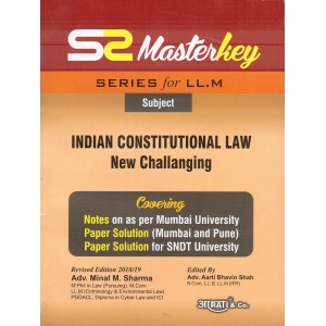 Aarati's Master Key of Indian Constitutional Law New Challanging for LL.M by Adv. Minal M. Sharma